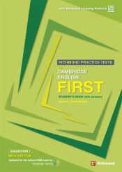Portada de Richmond Practice Tests for Cambridge English First Student's Book with AnswersBritish English