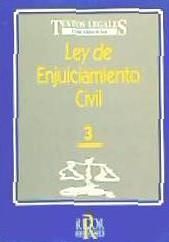 Portada de LEY DE ENJUICIAMIENTO CIVIL 3, 1994