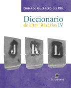 Portada de Diccionario de citas literarias IV (Ebook)