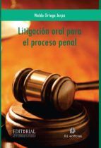 Portada de Litigación oral en el proceso penal (Ebook)