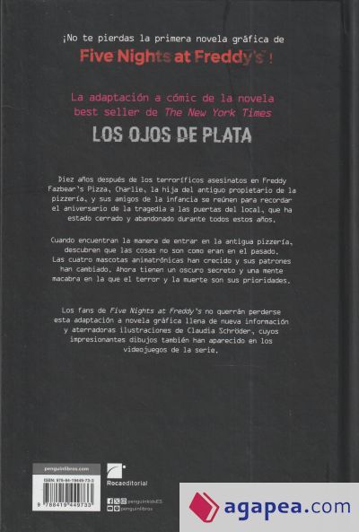 Five Nights At Freddy's. Los ojos de plata. Novela Gráfica Five Nights At Freddy's. Los ojos de plata. Novela Gráfica