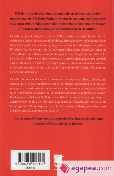 Orden de embargo. Una historia real de lavado de dinero, asesinatos y resistencia frente a Vladímir Putin