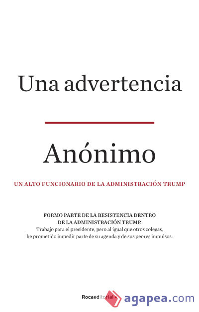 Una advertencia