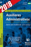 Portada de Auxiliares Administrativos de la Junta De Andalucía. Test del temario y simulacros de examen