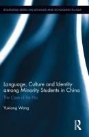 Portada de Language, Culture, and Identity Among Minority Students in China