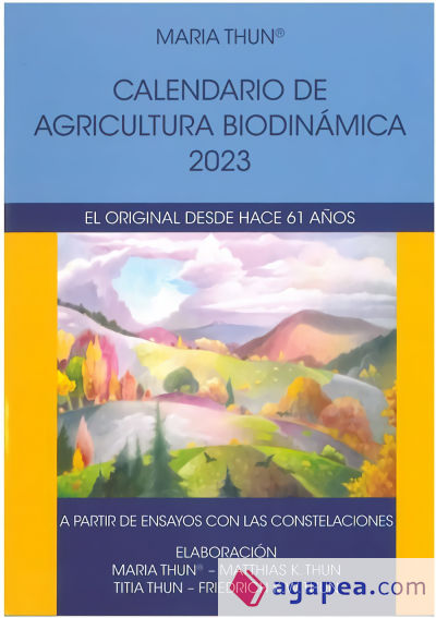 Calendario de agricultura biodinámica 2023