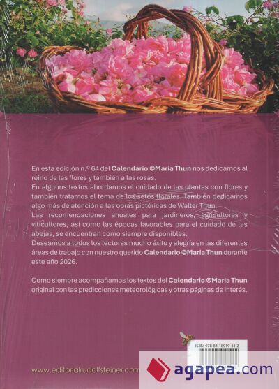 Calendario de agricultura biodin&aacute;mica 2026