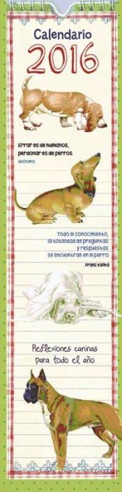 Portada de Calendario 2016 : Reflexiones caninas