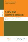 S-BPM ONE -- Scientific Research