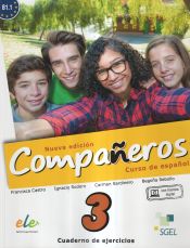 Portada de Compañeros 3 cuaderno de ejercicios. Nueva edición