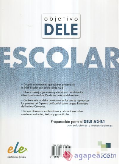 Objetivo DELE Escolar A2-B1