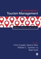 Portada de The Sage Handbook of Tourism Management: Applications of Theories and Concepts to Tourism