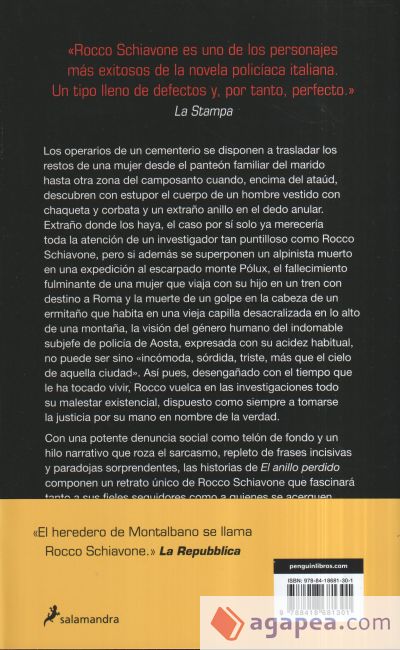 El anillo perdido. Cinco investigaciones de Rocco Schiavone