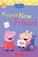 Portada de Peppa's New Friend (Peppa Pig Level 1 Reader with Stickers)