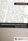 SCHOPENHAUER TRADUCTOR DE GRACIÁN. DIÁLOGO Y FORMACIÓN