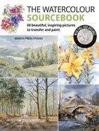 Portada de The Watercolour Sourcebook: 60 Inspiring Pictures to Transfer and Paint with Full-Size Outlines
