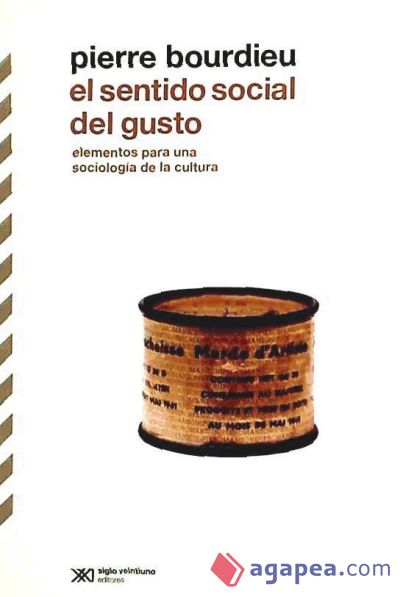 SENTIDO SOCIAL DEL GUSTO, EL