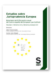 Portada de Estudios sobre Jurisprudencia Europea. Volumen I. Derecho civil y Derecho procesal civil