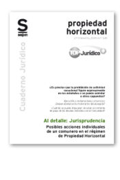 Portada de Posibles acciones individuales de un comunero en el régimen de Propiedad Horizontal