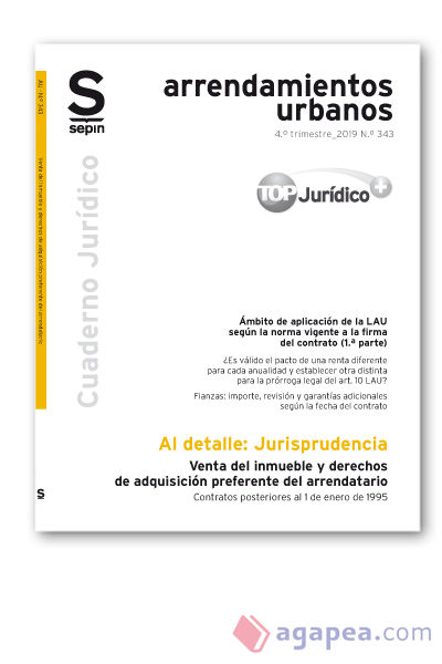 Venta del inmueble y derechos de adquisición preferente del arrendatario