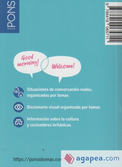 PONS Guía de conversación de inglés para viajeros