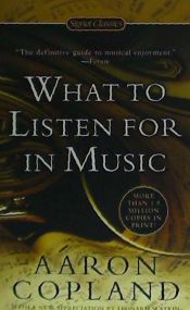 Portada de What to Listen for in Music
