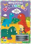SIMPATICOS DINOSAURIOS - MIS LIBROS PARA COLOREAR