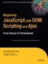 Portada de Beginning JavaScript with DOM Scripting and Ajax