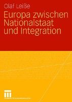 Portada de Europa zwischen Nationalstaat und Integration