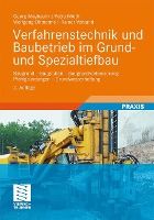 Portada de Verfahrenstechnik und Baubetrieb im Grund- und Spezialtiefbau
