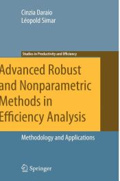 Portada de Advanced Robust and Nonparametric Methods in Efficiency Analysis