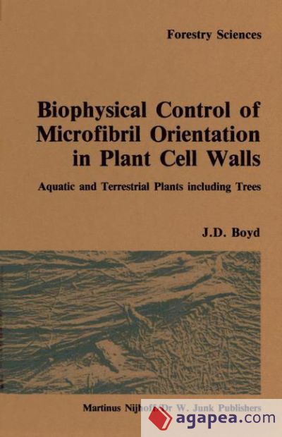 Biophysical control of microfibril orientation in plant cell walls