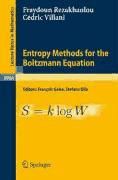 Portada de Entropy Methods for the Boltzmann Equation