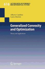 Portada de Generalized Convexity and Optimization