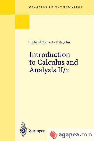 Introduction to Calculus and Analysis Volume II/2