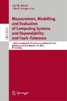 Portada de Measurement, Modeling and Evaluation of Computing Systems and Dependability and Fault Tolerance