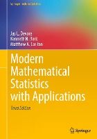 Portada de Modern Mathematical Statistics with Applications