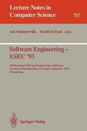 Portada de Software Engineering - ESEC '93