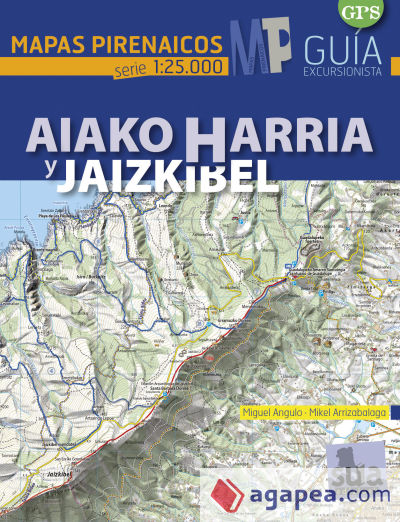 AIAKO HARRIA Y JAIZKIBEL 1:25.000 -MAPA PIRENAICO SUA