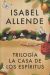 Contraportada de Trilogía La casa de los espíritus (estuche con: La casa de los espíritus | Hija de la fortuna | Retrato en sepia), de Isabel Allende