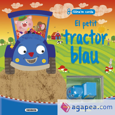 El petit tractor blau
