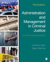Portada de Administration and Management in Criminal Justice
