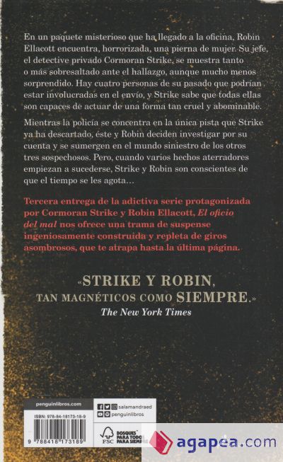 El oficio del mal (Cormoran Strike 3)