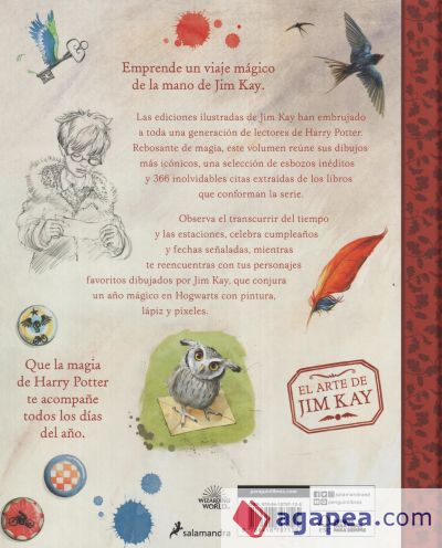 Libro Harry Potter: Un Año Mágico de Jim Kay (Español)