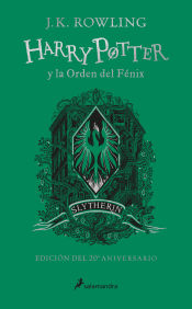 Portada de Harry Potter y la Orden del Fénix (edición Slytherin del 20º aniversario) (Harry Potter)