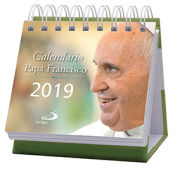 Portada de Calendario de mesa Papa Francisco 2019
