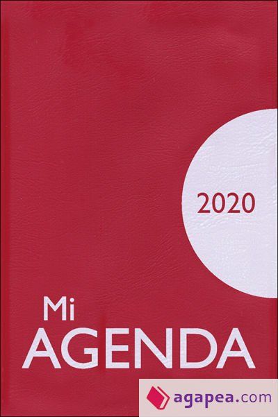Mi agenda 2020: funda en pl&aacute;stico serigrafiada