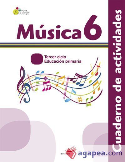 M&uacute;sica 6 - Proyecto Acorde - Cuaderno de actividades