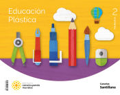 Portada de EDUCACION PLASTICA 2 PRIMARIA CONSTRUYENDO MUNDOS