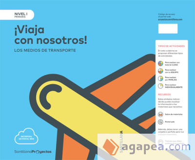 ¡Viaja con nosotros!: Los medios de transporte. Nivel I, 1º Primaria